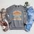Dogs Books And Yarn Crochet Crocheting Raglan Sleeve Sweatshirt Deep Heather