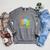 Donde Esta La Biblioteca Library Book Reader T Shirt Raglan Sleeve Sweatshirt Deep Heather