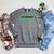 Doomsday Movie Ending Character Book Raglan Sleeve Sweatshirt Deep Heather