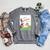 Dr Seuss Mr Brown Can Moo Book Cover Raglan Sleeve Sweatshirt Deep Heather
