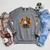 Dragon With Book Raglan Sleeve Sweatshirt Deep Heather