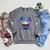 Dragon Reading Book Lover Raglan Sleeve Sweatshirt Deep Heather Dragon Reading Book Lover Raglan Sleeve Sweatshirt Deep Heather