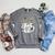 Fall Bookshelf Pumpkin Autumn Reading Raglan Sleeve Sweatshirt Deep Heather