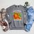 Fully Booked For Christmas Holiday Book Lover Santa Raglan Sleeve Sweatshirt Deep Heather