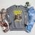 FUNNY Creepy Neighbor Comics Parody Horror Comic Book Raglan Sleeve Sweatshirt Deep Heather