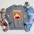 Ghost Reading Books Teacher Halloween Men Women Raglan Sleeve Sweatshirt Deep Heather