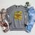 Good Day To Read A Book Floral Raglan Sleeve Sweatshirt Deep Heather