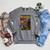 Halloween Horror Vintage Werewolf Comic Book Retro Raglan Sleeve Sweatshirt Deep Heather Halloween Horror Vintage Werewolf Comic Book Retro Raglan Sleeve Sweatshirt Deep Heather