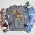 Happy 100 Day Of School Teacher Book 100 Days Of School Raglan Sleeve Sweatshirt Deep Heather