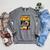 Horror Comic Book Cover Chamber Of Chills 19 Raglan Sleeve Sweatshirt Deep Heather