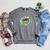 Kids Boys Ian Comic Book Superhero Name Raglan Sleeve Sweatshirt Deep Heather