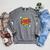 Latina Superhero Comic Book Bubble Raglan Sleeve Sweatshirt Deep Heather Latina Superhero Comic Book Bubble Raglan Sleeve Sweatshirt Deep Heather