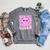 Library Book Fair Queen Vibe Groovy Tie Dye School Reading Raglan Sleeve Sweatshirt Deep Heather