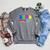 Library Read Banned Books Raglan Sleeve Sweatshirt Deep Heather