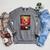Marvel Comixology Asgardians Of The Galaxy Comic Book Cover Raglan Sleeve Sweatshirt Deep Heather