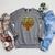 Melanin Afro Women Girl Book Librarian History African Raglan Sleeve Sweatshirt Deep Heather
