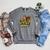Mongo Is Appalled Princess Cat Riding Dinosaur Book Lover Raglan Sleeve Sweatshirt Deep Heather