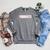 Mr Men Comic Book Strip Retro Red Dots Raglan Sleeve Sweatshirt Deep Heather