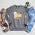 Old Book With Spells And Magical Accessories Raglan Sleeve Sweatshirt Deep Heather