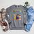 Paw Patrol Comic Book Strip Raglan Sleeve Sweatshirt Deep Heather