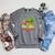 Plant A Seed Read Summer Reading 2026 Kids Library Book Farm Raglan Sleeve Sweatshirt Deep Heather