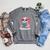 Readsolotl Kawaii Axolotl Reading Book Lover Raglan Sleeve Sweatshirt Deep Heather