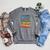 RtY Book Colorful Art Painting Graphic Motif Book Small Raglan Sleeve Sweatshirt Deep Heather