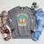 Save Earth It's Only Planet With Books Reader Earth Day Raglan Sleeve Sweatshirt Deep Heather