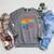 Say Gay Protect Trans Kids Read Banned Books Pride Month Raglan Sleeve Sweatshirt Deep Heather