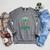 Star Wars The Book Of Boba Fett Vintage Helmet Logo V-2 Raglan Sleeve Sweatshirt Deep Heather