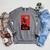 Star Wars The Book Of Boba Fett Vintage Poster Raglan Sleeve Sweatshirt Deep Heather