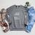 Trendy Read Books Stencil Spray Paint Raglan Sleeve Sweatshirt Deep Heather