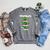 Triathlete Eating Sleeping Reading Dragon Book Raglan Sleeve Sweatshirt Deep Heather