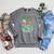Unearth A Story Summer Reading Program 2026 Animals Book Raglan Sleeve Sweatshirt Deep Heather