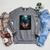 Vintage Boo Halloween Camping Reading Teacher Books Ghost Raglan Sleeve Sweatshirt Deep Heather