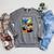 Vintage Horror Comic Book Cover Beware 10 Raglan Sleeve Sweatshirt Deep Heather