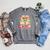 Vintage I Read What I Want Book Lovers Raglan Sleeve Sweatshirt Deep Heather