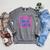 Women's Coquette Book Lover Raglan Sleeve Sweatshirt Deep Heather