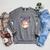 Women's Dungeon Crawler Carl Airbrushed Princess Donut Series Book Raglan Sleeve Sweatshirt Deep Heather