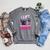 Women's I Lift So I Can Carry More Books Reader Gym Book Lover Raglan Sleeve Sweatshirt Deep Heather