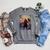 Zombie Halloween Horror Vintage Comic Book Retro Scary Raglan Sleeve Sweatshirt Deep Heather