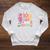 100th Day Of School Teacher Floral 100 Days In The Books Raglan Sleeve Sweatshirt Heather Mustard