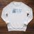 1956 Chapter Seventy 70th Birthday Blue Toile Floral Book Raglan Sleeve Sweatshirt Heather Mustard