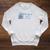 1986 Chapter Forty 40th Birthday Blue Toile Floral Book Raglan Sleeve Sweatshirt Heather Mustard