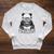 3rd Grade Back To School Panda Book Reader Teacher Heart Raglan Sleeve Sweatshirt Heather Mustard