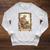 The Aunt Tarot Card Women Skeleton Aunty Book Lover Raglan Sleeve Sweatshirt Heather Mustard