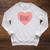 Back To School Heart Love Reading Cute I Love Books Raglan Sleeve Sweatshirt Heather Mustard