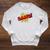 BANG Comic Book Cartoon Pop Art Vintage Raglan Sleeve Sweatshirt Heather Mustard