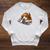 Basset Hound Books Dog Breed Graphic Raglan Sleeve Sweatshirt Heather Mustard