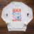 Beach Book Club Girl Summer Bookish Beach Day Librarian Raglan Sleeve Sweatshirt Heather Mustard